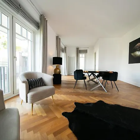 Luxe - 180 Sqm - Balkon - Parkplatz - Messe Daire Düsseldorf